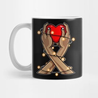 Holding Heart Valentines Shirt For Boys & Girls Mug